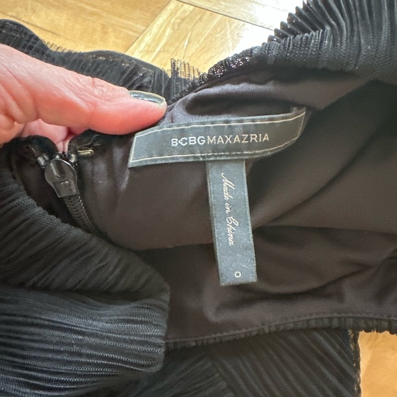 BCBGMAXAZRIA Briana Pleated Tulle bodycon dress - Picture 16 of 16